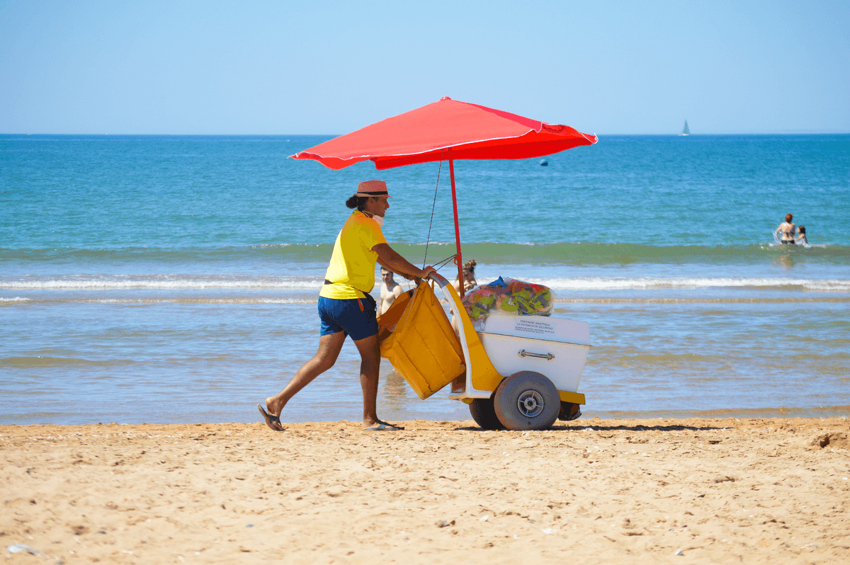 Plage de Punta Umbría, province de Huelva